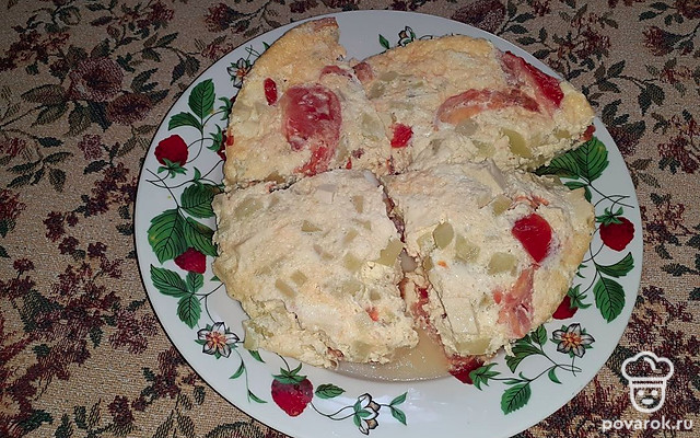 Запеканка с кабачком и сыром тофу — Рецепт с фото