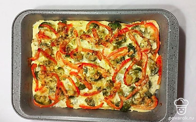 Аппетитная запеканка с курицей и овощами — Рецепт с фото