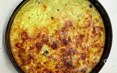 Вкусная рисовая запеканка с курицей и грибами — Рецепт с фото