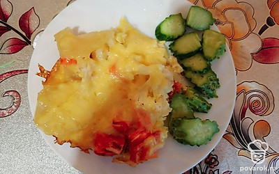 Подавать со свежими овощами.