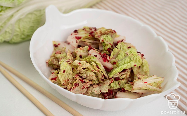 Кимчи из пекинской капусты — Рецепт с фото