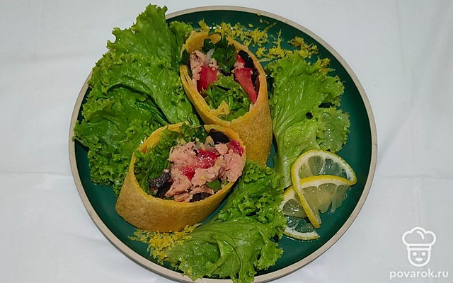 Итальянская тортилья с тунцом — Рецепт с фото