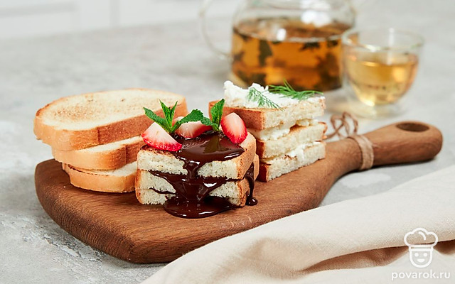 Тост на противне — Рецепт с фото