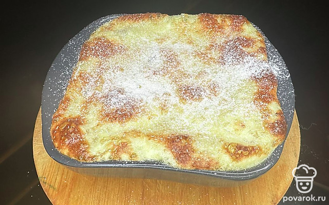 Вкусная творожная запеканка с изюмом — Рецепт с фото