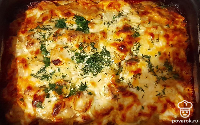 Запеканка из кабачков, картофеля и мяса — Рецепт с фото