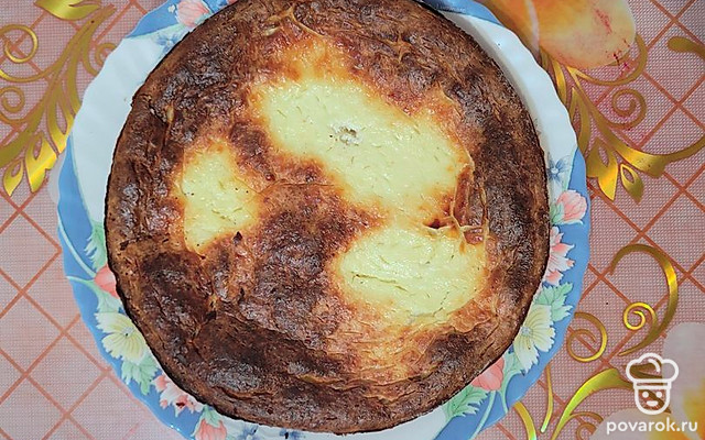 Пышная творожная запеканка для детей и взрослых — Рецепт с фото