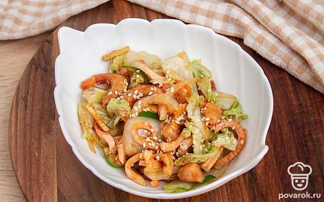 Кимчи с морепродуктами — Рецепт с фото