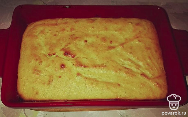 Запеканка «Банановый творожок» — Рецепт с фото