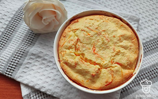 Творожная запеканка с морковью — Рецепт с фото