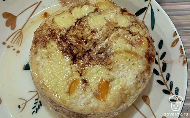 Запеканка с абрикосами к завтраку — Рецепт с фото