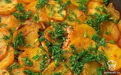 Украшаем зеленью и наслаждаемся. 
