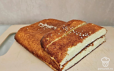 Подавайте запеканку сразу после приготовления с чашечкой ароматного кофе. 