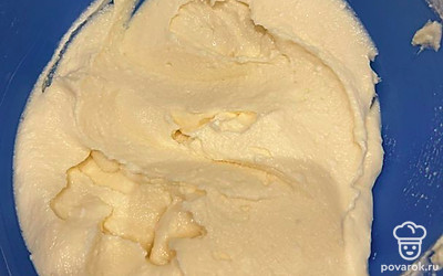 Текстура у смеси получите гладкую и воздушную, как показано на фото.