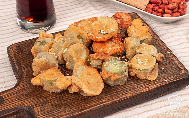 Соленые огурцы в кляре — Рецепт с фото