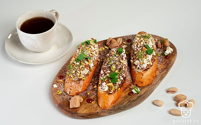 Багет с фисташками — Рецепт с фото