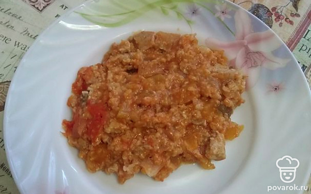 Овсяный плов с тыквой — Рецепт с фото