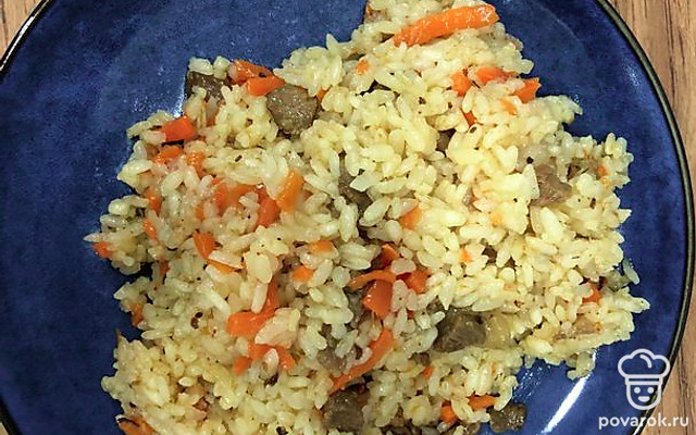 Рассыпчатый плов с говядиной — Рецепт с фото