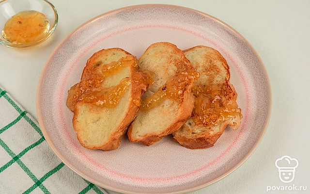 Постные гренки — Рецепт с фото