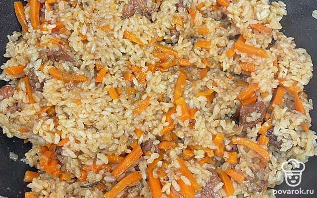 Плов с говядиной — Рецепт с фото