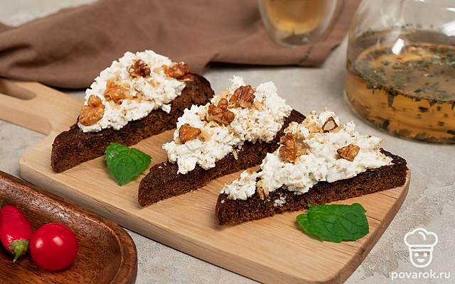 Тост с паштетом — Рецепт с фото