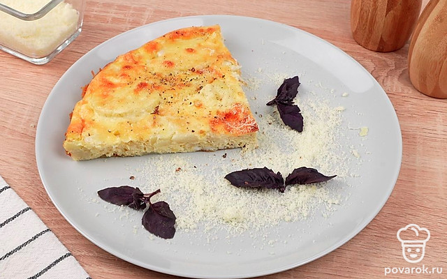 Фриттата с цветной капустой и сыром — Рецепт с фото