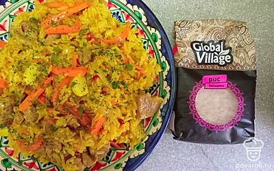 Подавайте, посыпав сушеной петрушкой и сушеным барбарисом.