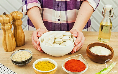 Отмерьте и подготовьте все необходимые ингредиенты.