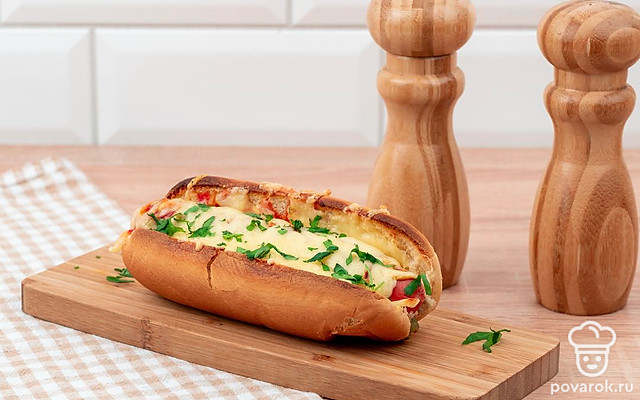 Хот-дог с сыром — Рецепт с фото