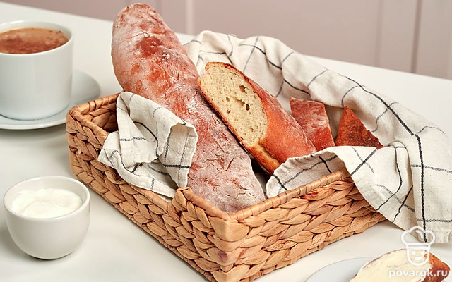 Багет с греческим йогуртом — Рецепт с фото