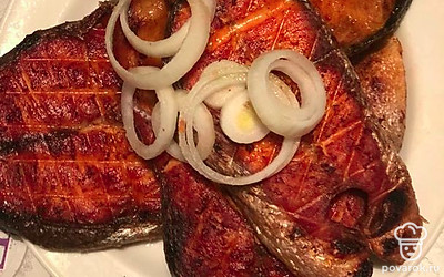 Жарим 20 минут, подаём на стол.