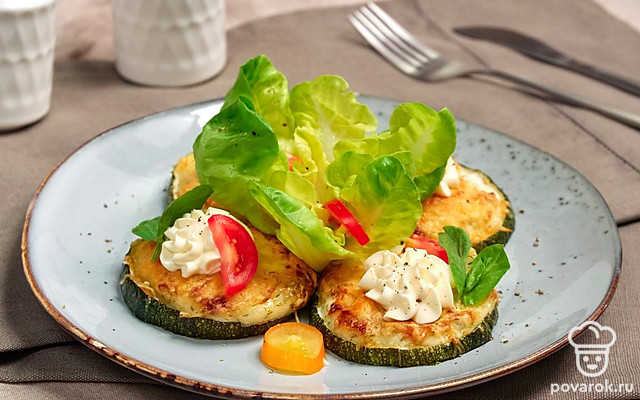 Кабачки с йогуртом — Рецепт с фото