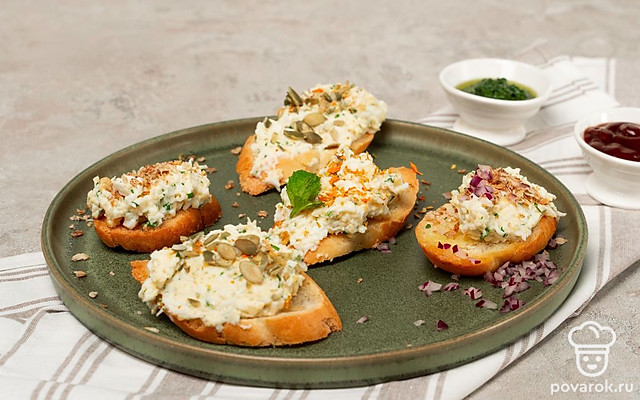 Тост с чесноком — Рецепт с фото