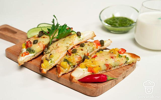 Тост с творожным сыром — Рецепт с фото