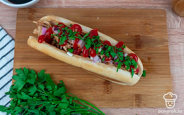 Куриный хот-дог — Рецепт с фото