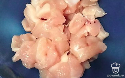 Режем филе. 