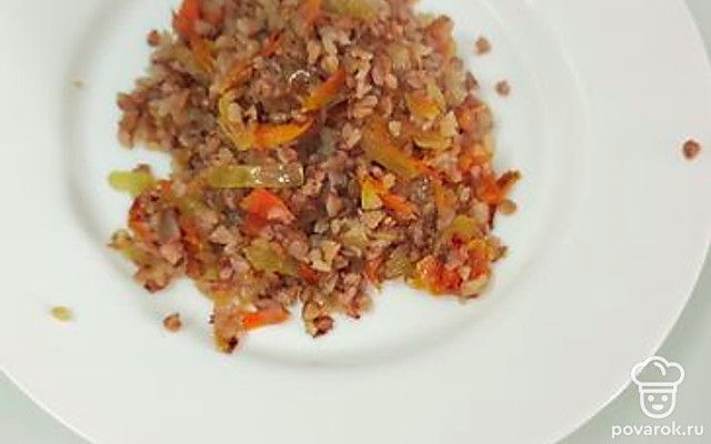 Гречка с морковью и луком — Рецепт с фото