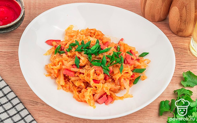 Сосиски, тушеные в мультиварке — Рецепт с фото