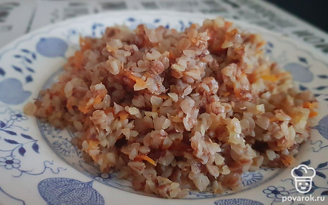 Гречка с овощами постная — Рецепт с фото