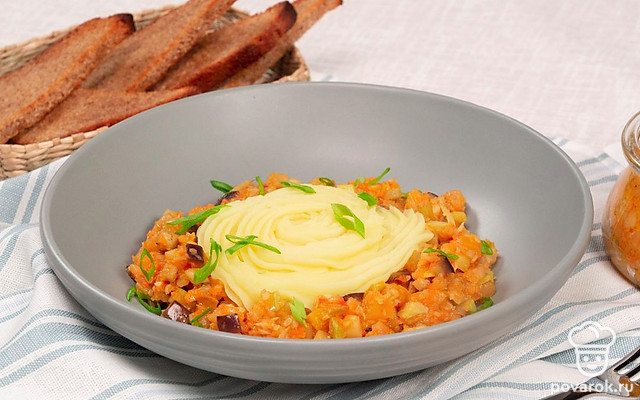 Икра из кабачков и баклажанов — Рецепт с фото