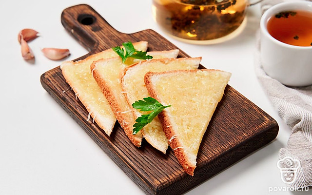 Тост в микроволновке — Рецепт с фото