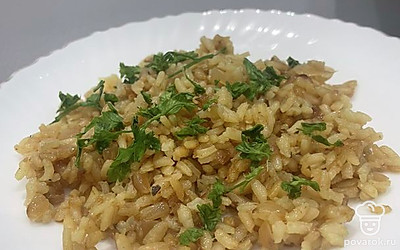 Подавайте в горячем виде с рыбой.