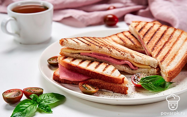 Тост на гриле — Рецепт с фото