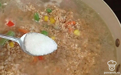 Добавьте соль.