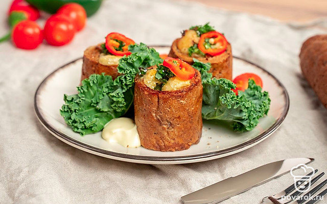 Багет с филе куриной грудки — Рецепт с фото