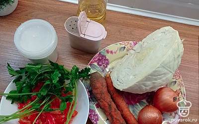 Подготовим все ингредиенты.