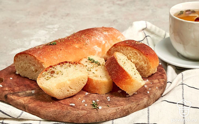 Багет с сушеным орегано — Рецепт с фото