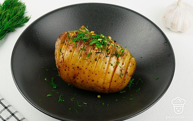 Картошка-гармошка — Рецепт с фото