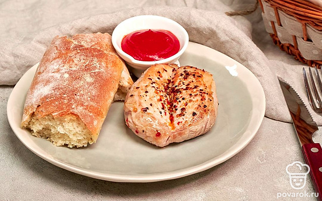 Багет с сушеной петрушкой — Рецепт с фото