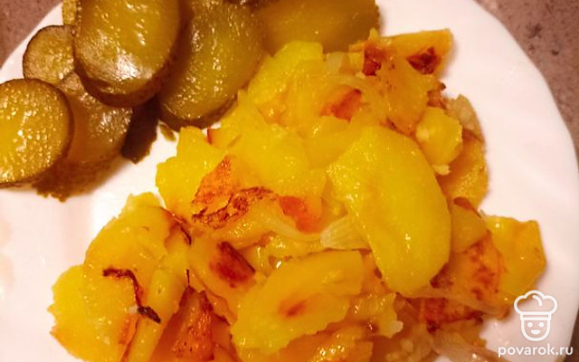 Жареная картошка — Рецепт с фото