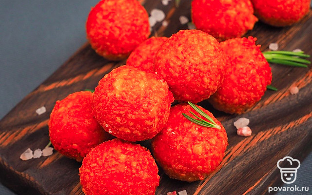 Сырные шарики к пиву — Рецепт с фото